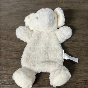 Dream Gro White‎ Ivory Cream Elephant Security Toy Lovey Lovie